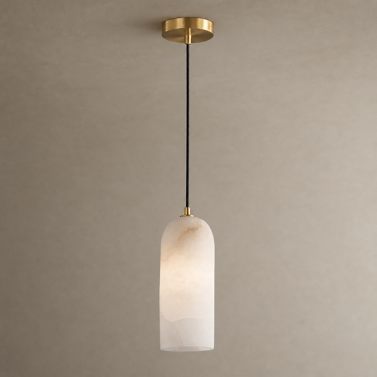 Lexion Marble Mini pendant light on premium neutral background
