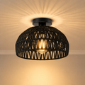Lexion Paperweave Country single ceiling lamp on a clean warm premium background
