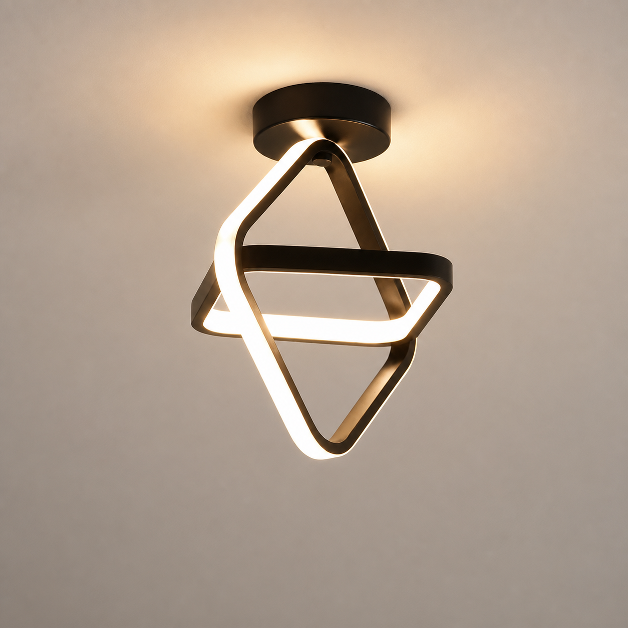 Lexion Squareline LED ceiling light on premium neutral background
